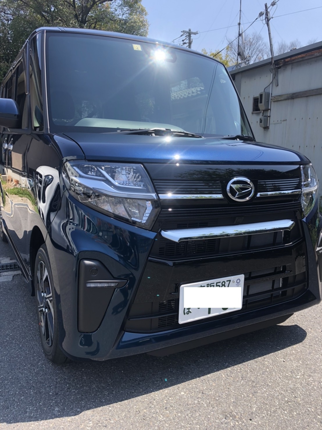 新車 タントカスタム納車しました